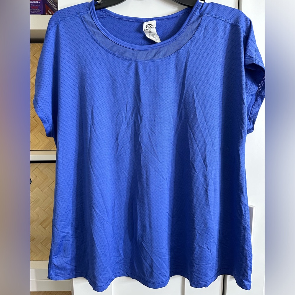 Champion workout t shirt blue XL